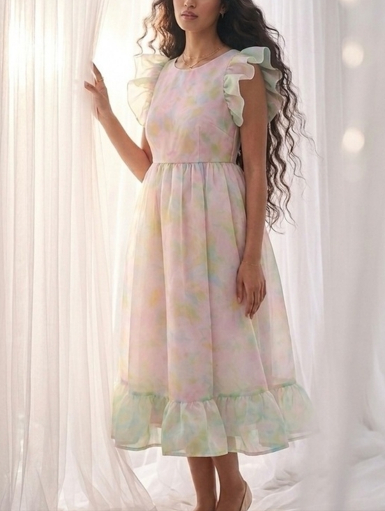 Selkie Dresses & Skirts - NWT SELKIE MAISON AMORY PASTEL PAINTS ROMANCE GOWN